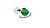 A photo of our little Martian with a globe and an arrow pointing at the little dude.